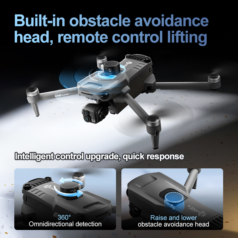 Drone RC Quadcopter 8K 3 Axis  - Drone Gimbal ulasan dan harga