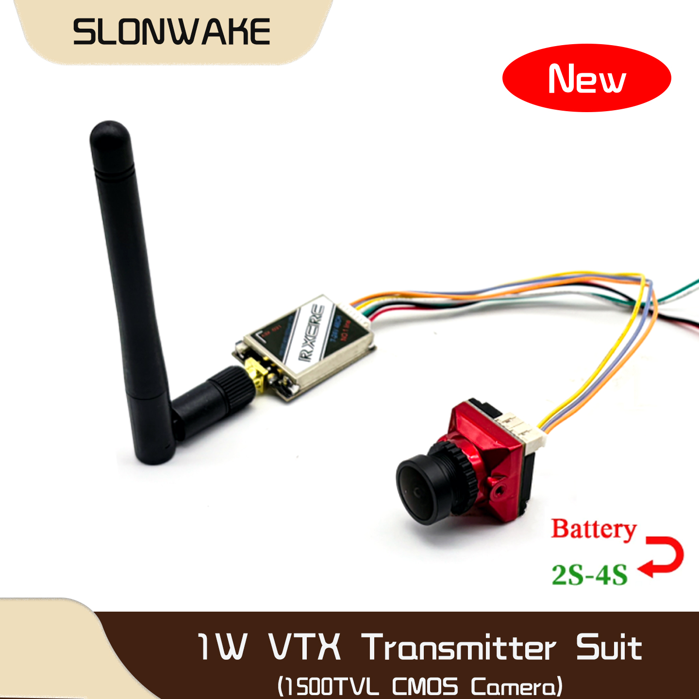 SLONWAKE 5.8G 48CH 1W VTX 100/ - Drone Frame ulasan dan harga