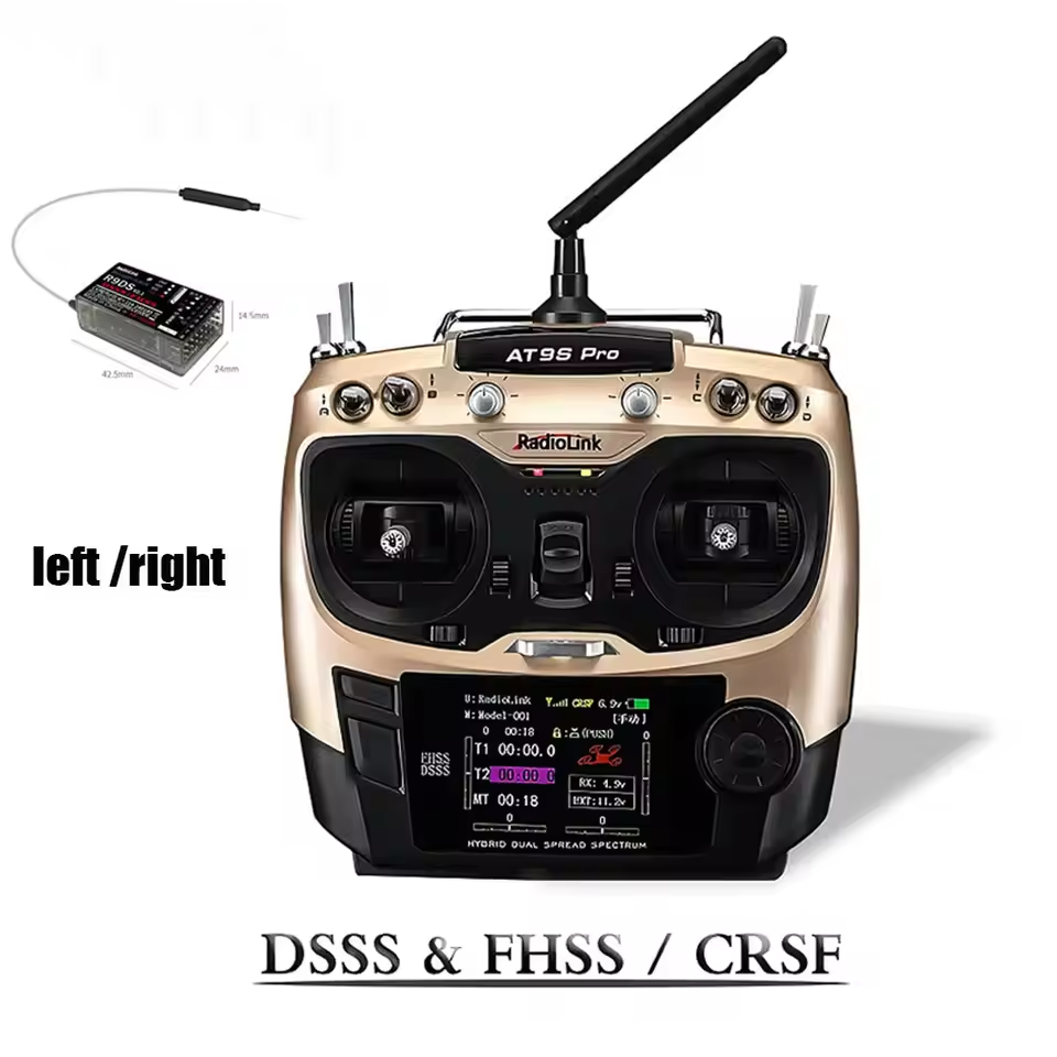 Radiolink AT9SPro 12CH 2.4G DS - Drone Battery ulasan dan harga